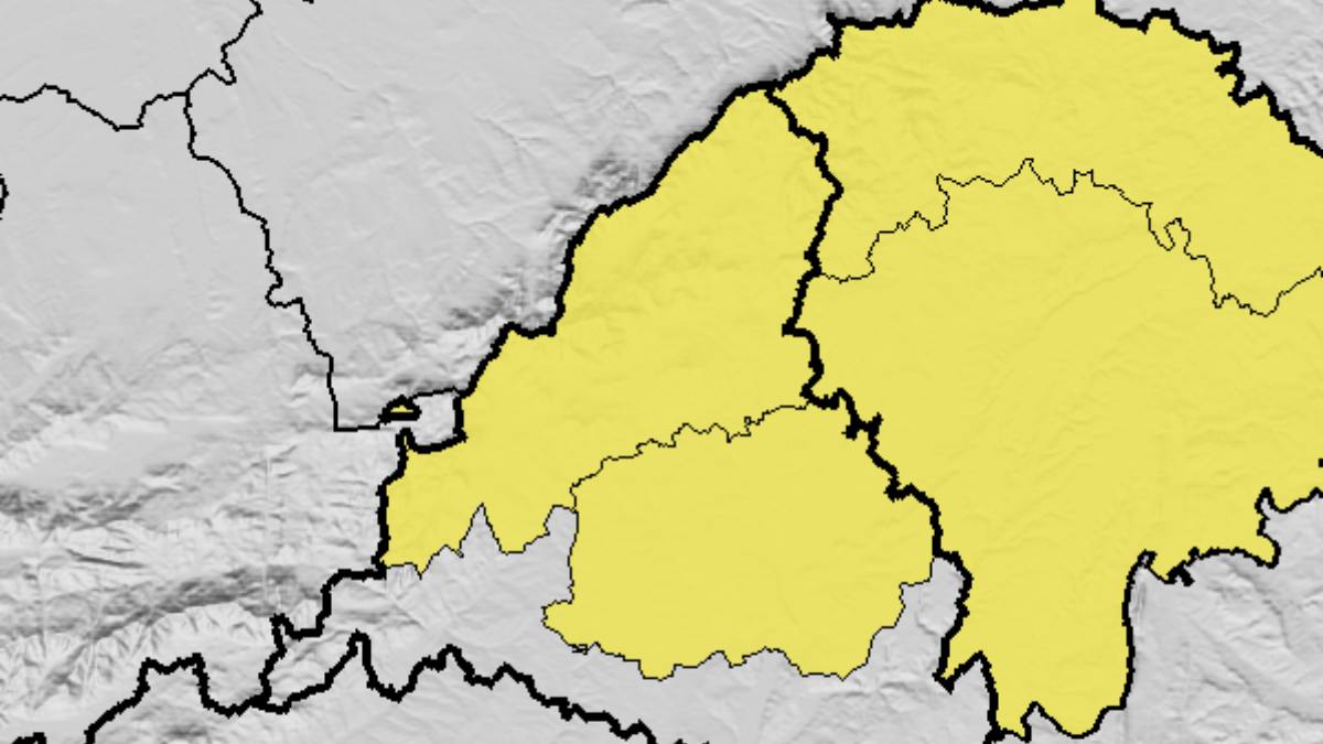 Alcorcón en alerta amarilla: AEMET activa el aviso por fuertes lluvias y tormentas