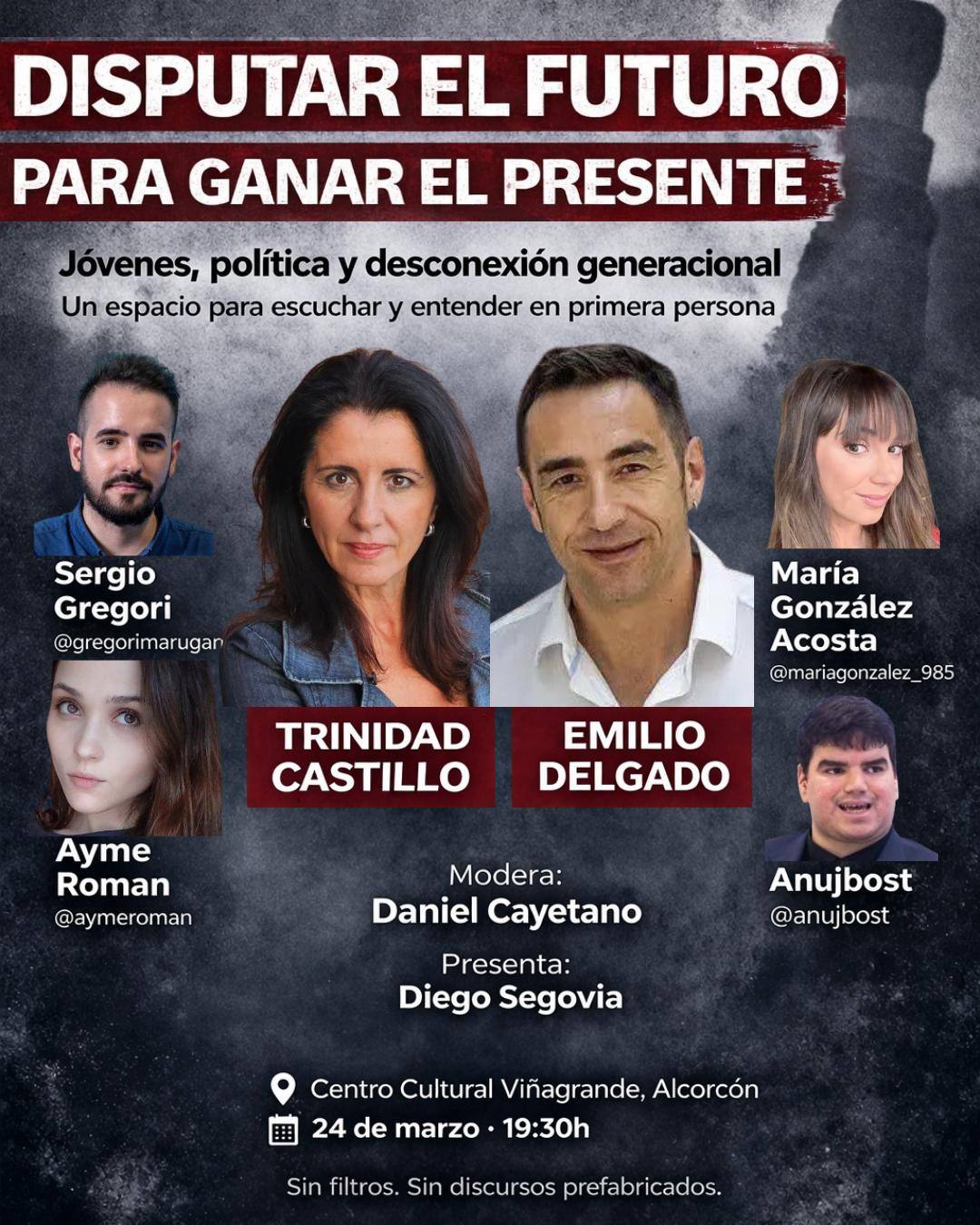 Encuentro por y para los jóvenes de Alcorcón: debate organizado por Más Madrid este martes