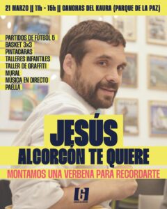  Ganar Alcorcón organiza un homenaje a Jesús Santos con deporte, música y paella popular