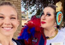 La Terremoto de Alcorcón mezcla Fallas y fútbol en un homenaje inesperado a Valencia