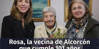 Rosa cumple 101 años en Alcorcón