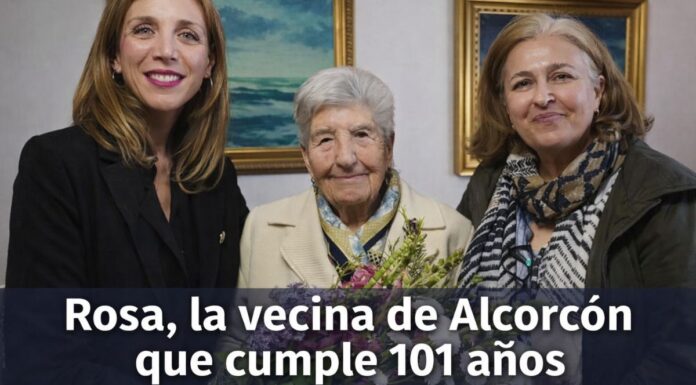 Rosa cumple 101 años en Alcorcón
