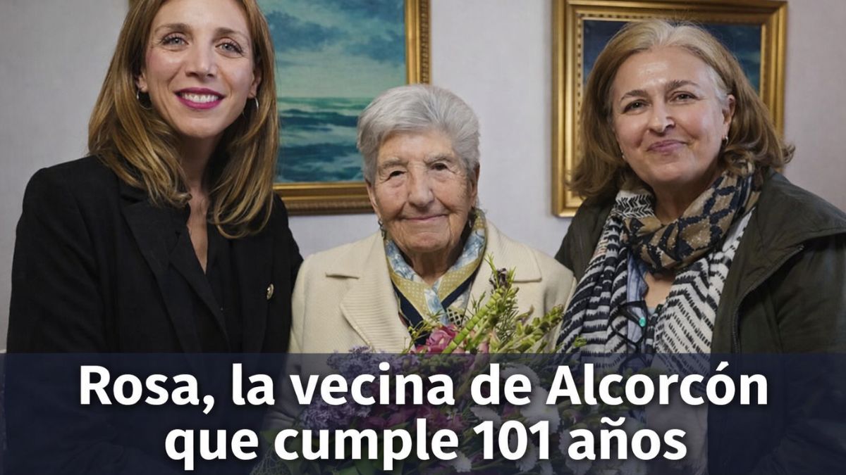 Rosa cumple 101 años en Alcorcón