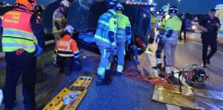 Un accidente en la A-5 a la altura de Alcorcón causa un herido