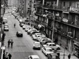 La calle Mayor de Alcorcón en los 80