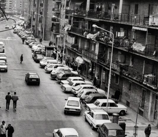 La calle Mayor de Alcorcón en los 80