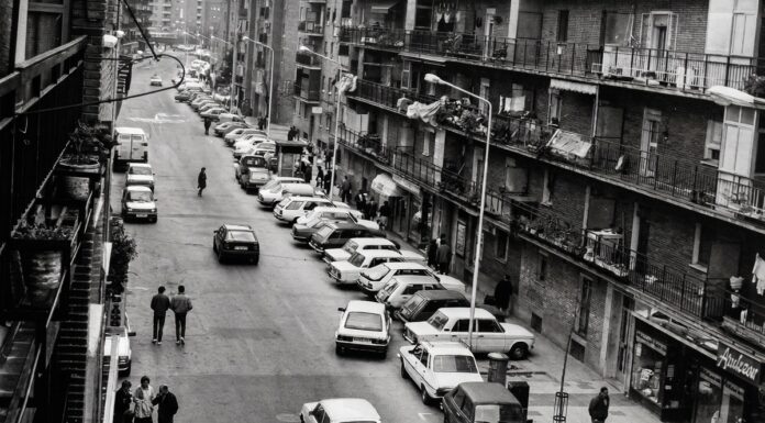 La calle Mayor de Alcorcón en los 80