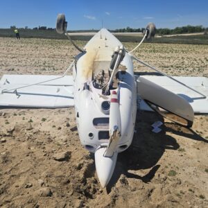 Una avioneta sufre un aterrizaje de emergencia en Alcorcón