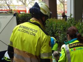 El tren de vida que salvó a un varón tras una caída desde un tercer piso en Alcorcón El tren de vida que salvó a un varón tras una caída desde un tercer piso en Alcorcón