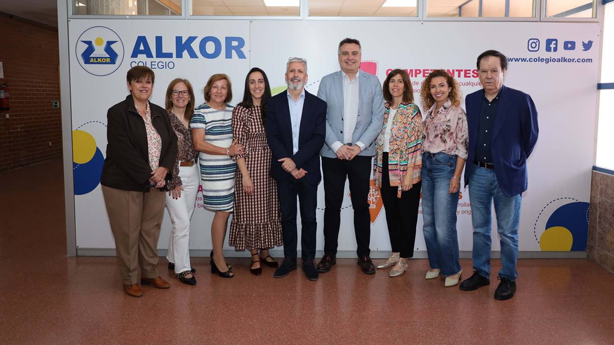 Desde Alcorcón: el colegio Alkor muestra su modelo educativo al Director General de Educación Concertada de la Comunidad de Madrid