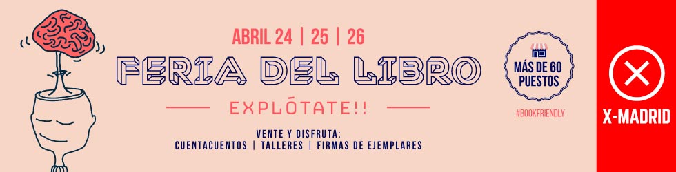 X-Madrid celebra la V Edición de su feria del libro con más actividades y expositores que nunca en Alcorcón