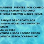El cambio de estación trae una buena noticia: las fuentes de agua de Alcorcón ya están operativas