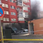 Incendio en un garaje comunitario de Alcorcón: tres vehículos han resultado afectados