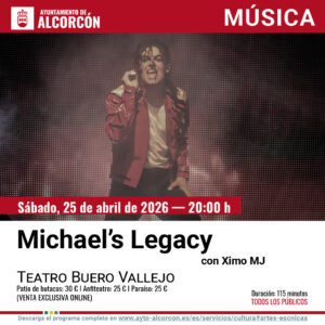 El mejor tributo a Michael Jackson llega a Alcorcón con un espectáculo único