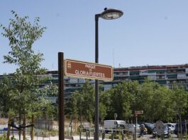 Alcorcón invierte más de 300.000 euros para cubrir una pista deportiva en el Parque de Gloria Fuertes