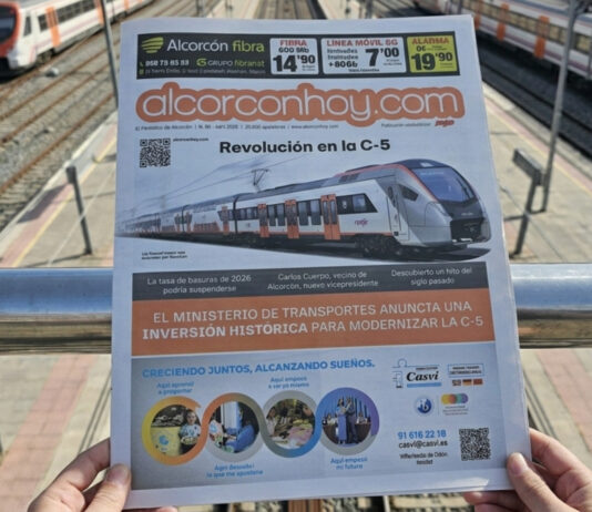 Los vecinos de Alcorcón ya pueden leer gratis la edición de abril de 2026 del periódico en papel