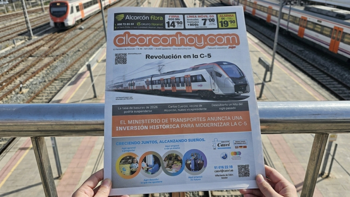 Los vecinos de Alcorcón ya pueden leer gratis la edición de abril de 2026 del periódico en papel