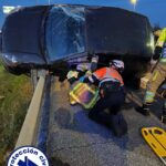 Un accidente en la A-5 a la altura de Alcorcón causa un herido