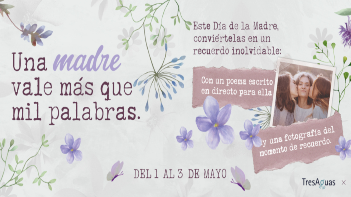 TresAguas celebra el Día de la Madre con una experiencia llena de poesía y recuerdos inolvidables en Alcorcón