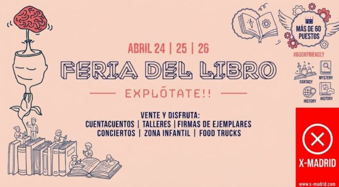 X-Madrid celebra la V Edición de su feria del libro con más actividades y expositores que nunca en Alcorcón