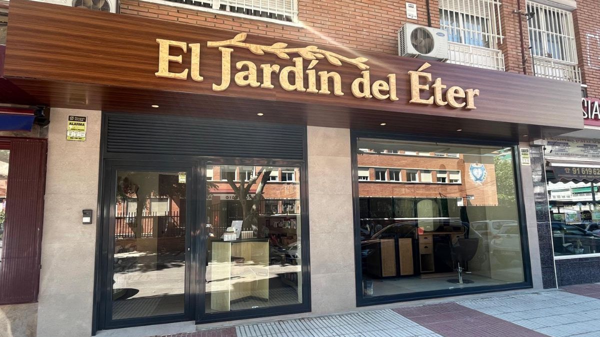 El jardiín del éter en Alcorcón