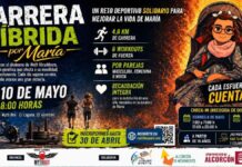 Carrera híbrida por María en Alcorcón