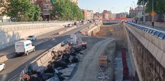 Comienzo de la conexión del túnel de la A-5 con el tramo de ampliación: así afecta a los vecinos de Alcorcón
