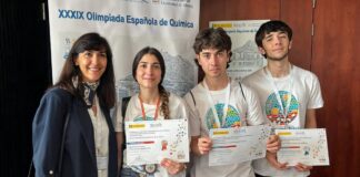 Elena Serna, medalla de bronce en la Olimpiada Española de Química desde el Colegio Amanecer de Alcorcón