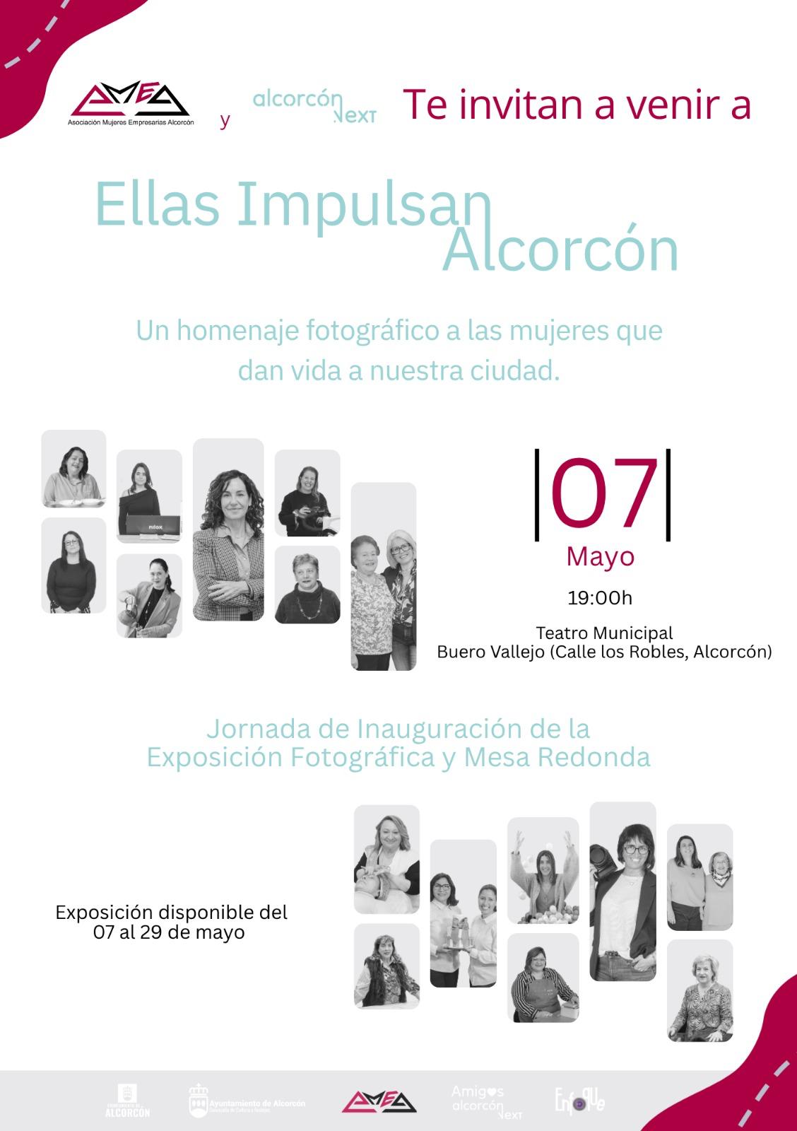 La Asociación de Mujeres Empresarias de Alcorcón inaugura una exposición hasta final de mes