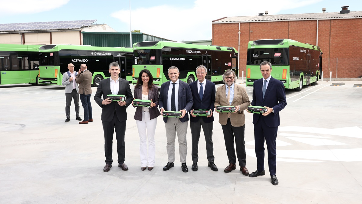 Arriva estrena en Alcorcón una cochera con carga para casi 50 autobuses eléctricos
