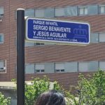 Emotivo homenaje a Jesús Aguilar y Sergio Benavente, bomberos de Alcorcón fallecidos en la calle los Lilos: el Parque Darwin llevará su nombre
