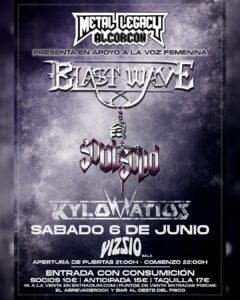 Blast Wave lidera una noche solidaria de metal en Alcorcón