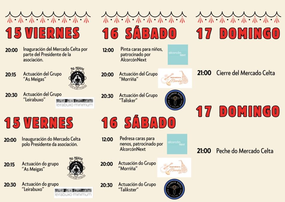 El Mercado Celta está de vuelta en Alcorcón: fechas y actividades