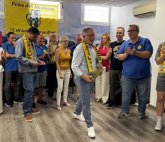 Juan Antonio Anquela, en su visita a Santo Domingo: “Alcorcón me ha dejado marcado para siempre” Juan Antonio Anquela, en su visita a Santo Domingo: “Alcorcón me ha dejado marcado para siempre“