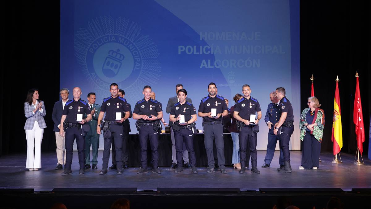 Alcorcón celebra el homenaje a la Policía Municipal por su dedicación y vocación de servicio público