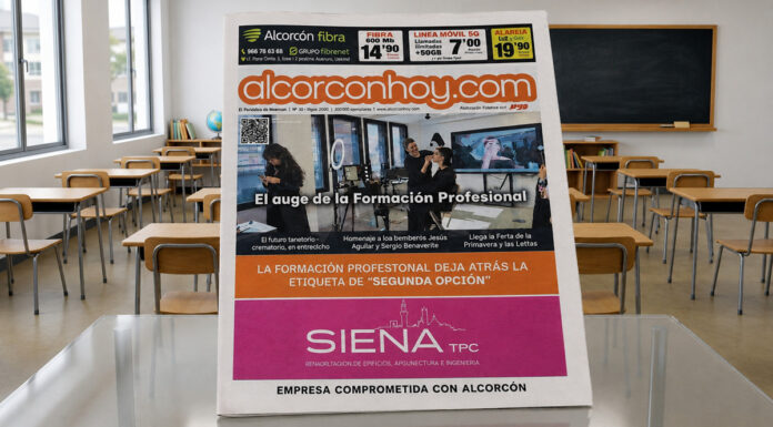 Los vecinos de Alcorcón ya pueden leer gratis la edición de mayo de 2026 del periódico en papel