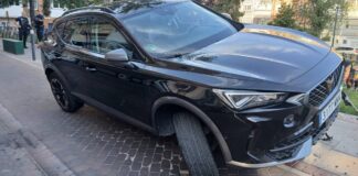 Un conductor estrella su coche a las puertas de un centro escolar en Alcorcón y da positivo en alcohol y drogas