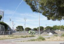 Comienzan las obras en los campos F5 y F6 de Santo Domingo en Alcorcón: durarán seis semanas
