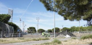 Comienzan las obras en los campos F5 y F6 de Santo Domingo en Alcorcón: durarán seis semanas