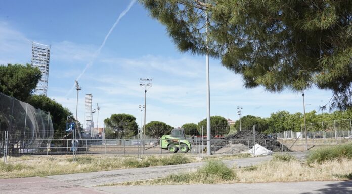 Comienzan las obras en los campos F5 y F6 de Santo Domingo en Alcorcón: durarán seis semanas