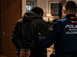 Detenido un presunto agresor acusado de violencia de género tras intentar huir en Alcorcón