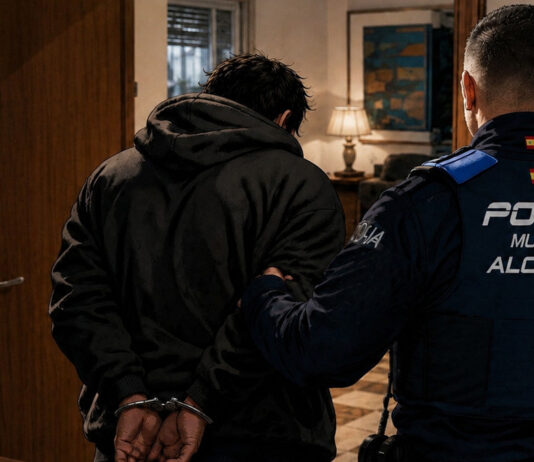 Detenido un presunto agresor acusado de violencia de género tras intentar huir en Alcorcón
