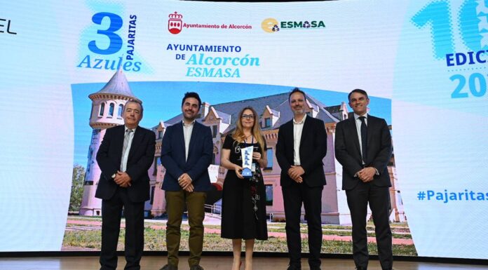 Nuevo logro para Alcorcón: ESMASA obtiene por segundo año consecutivo las tres Pajaritas Azules