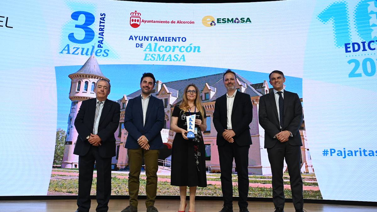 Nuevo logro para Alcorcón: ESMASA obtiene por segundo año consecutivo las tres Pajaritas Azules