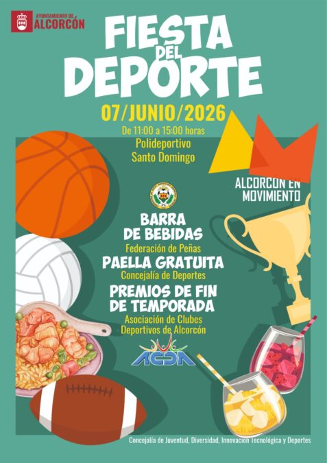 Alcorcón prepara una gran Fiesta del Deporte con paella gratis y premios