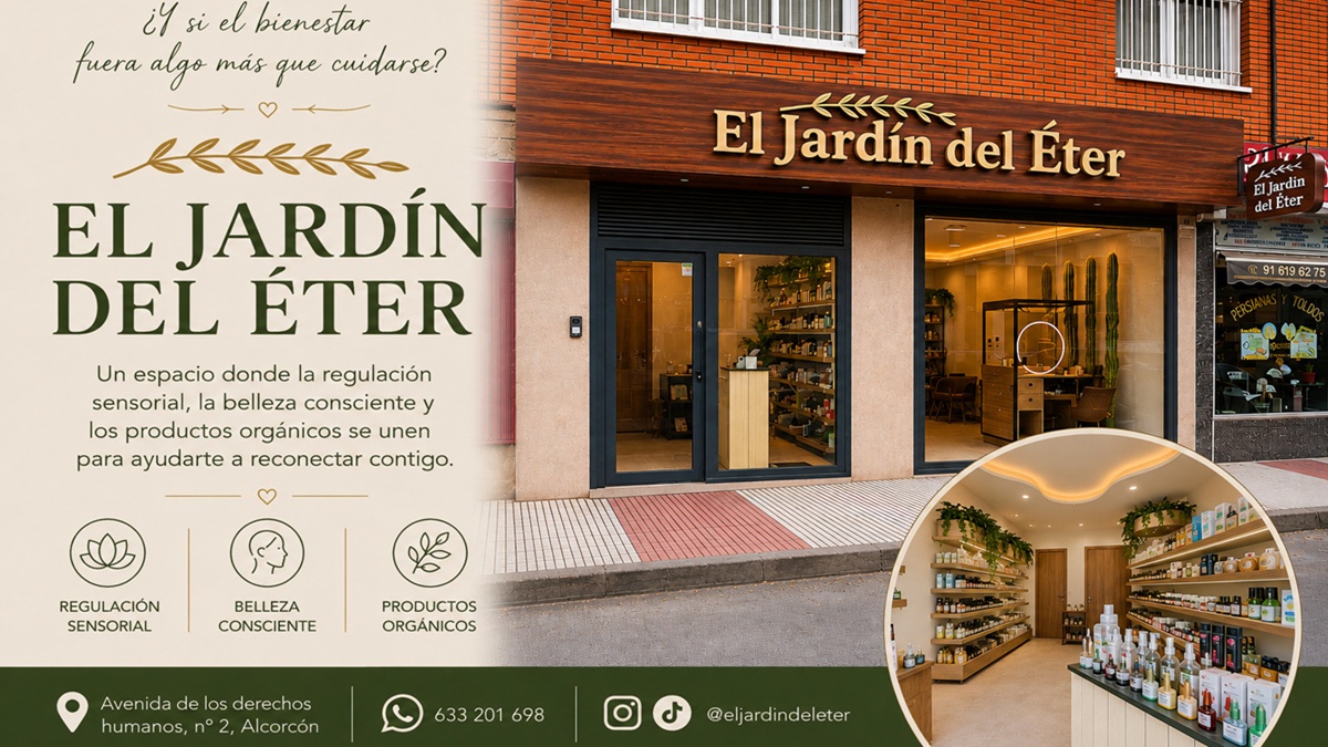 ¿Conoces El Jardín del Éter? El secreto de belleza consciente que acaba de nacer en Alcorcón