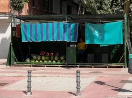 La apertura de los puestos de melones anuncian la llegada del verano a Alcorcón La apertura de los puestos de melones anuncian la llegada del verano a Alcorcón