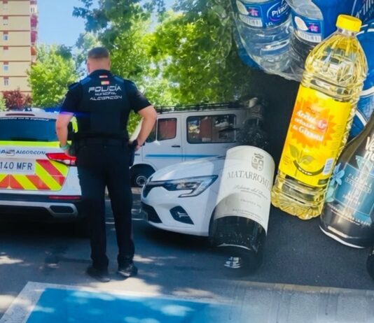 Detenidas dos personas tras un presunto hurto en un comercio de Alcorcón