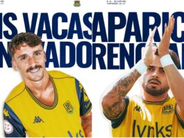 Doble renovación en el Alcorcón: Aparicio y Luis Vacas seguirán una temporada más de amarillo