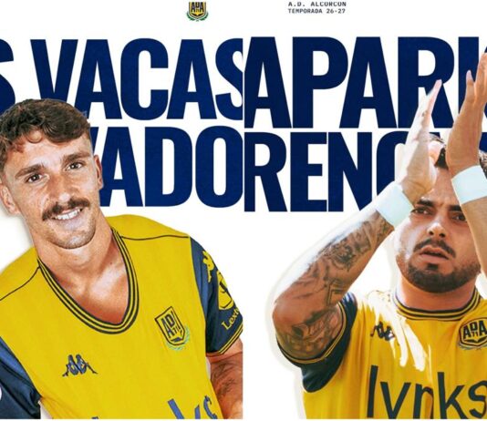 Doble renovación en el Alcorcón: Aparicio y Luis Vacas seguirán una temporada más de amarillo